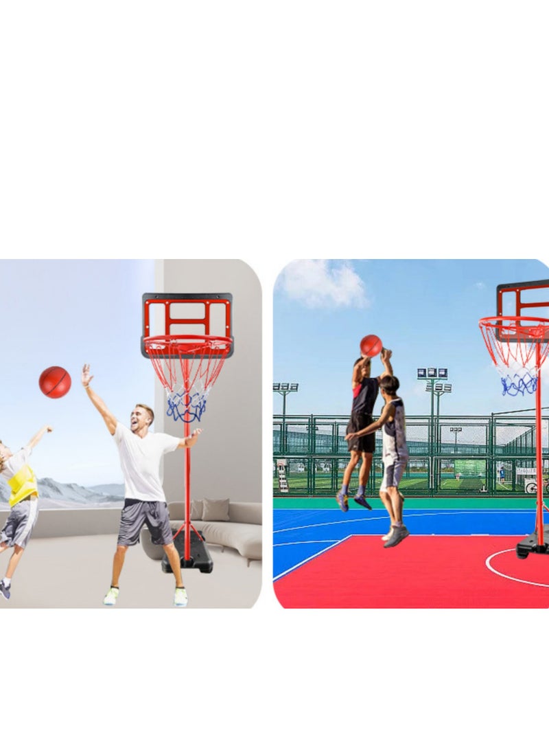 PENG GENERAL Basketball Hoop with Adjustable Stand for Kids Red  - Image 4