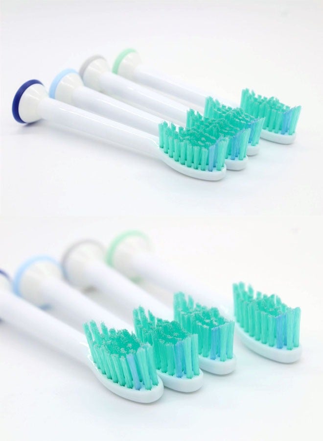 Depend 4-Piece Electrictooth Replacement Brush Heads Compatiable with Philips Sonicare P-HX-6014/HX6014 - Image 2