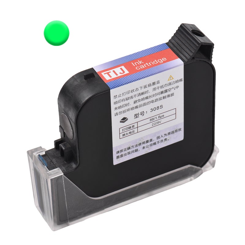 308S Ink Cartridge Replacement Quick-Drying 45ml for M20/T50 Handheld Inkjet Printer(Green) - Image 1