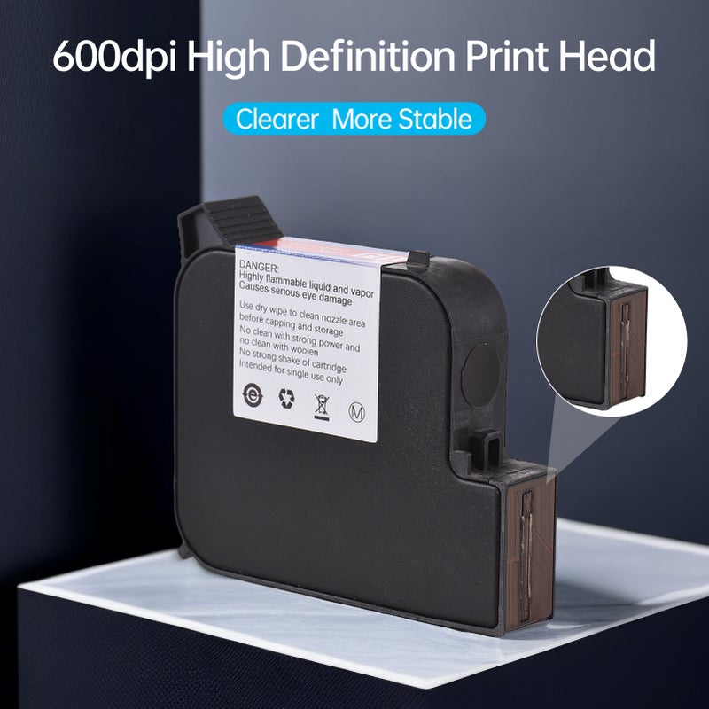 308S Ink Cartridge Replacement Quick-Drying 45ml for M20/T50 Handheld Inkjet Printer(Green) - Image 2
