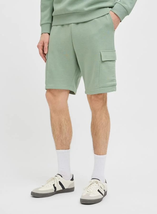 JJ Rebel JJ REBEL Regular Fit Cargo Shorts with Drawstring