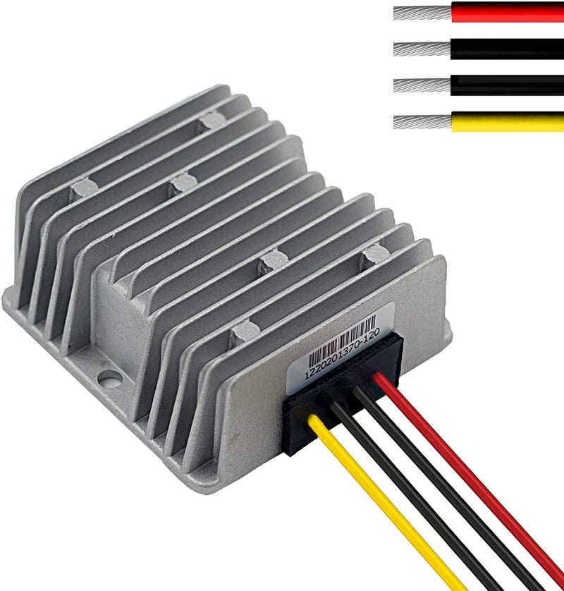 Cocar DC 24v to DC 12v Step Down Converter 15A 180W Power Supply Adapter Voltage Changer Reducer Regulator for Auto Car Truck Vehicle Boat Solar System etc.(Accept DC15-40V Inputs) - Image 1
