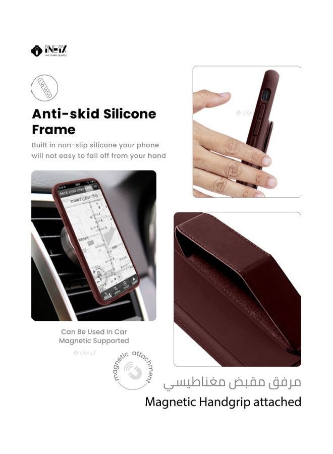 INEIX Protective Case Cover For Apple iPhone 12 Pro Brown - Image 3