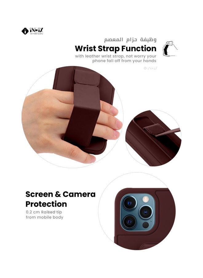 INEIX Protective Case Cover For Apple iPhone 12 Pro Brown - Image 5