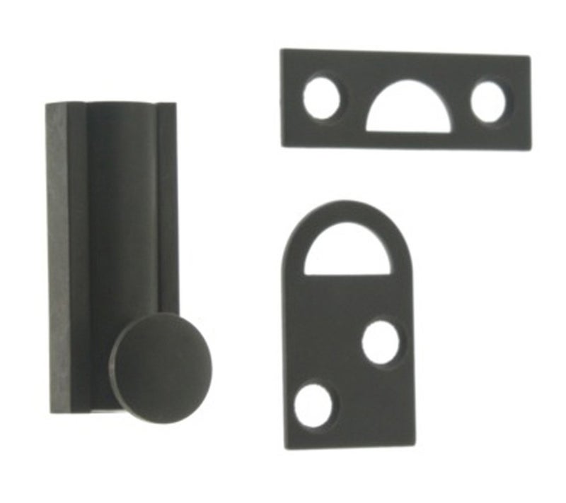idh by St Simons 11042019 Professional Grade Quality Genuine Solid Brass Surface Bolt with 716Inch Throw 2Inch Matte Black
