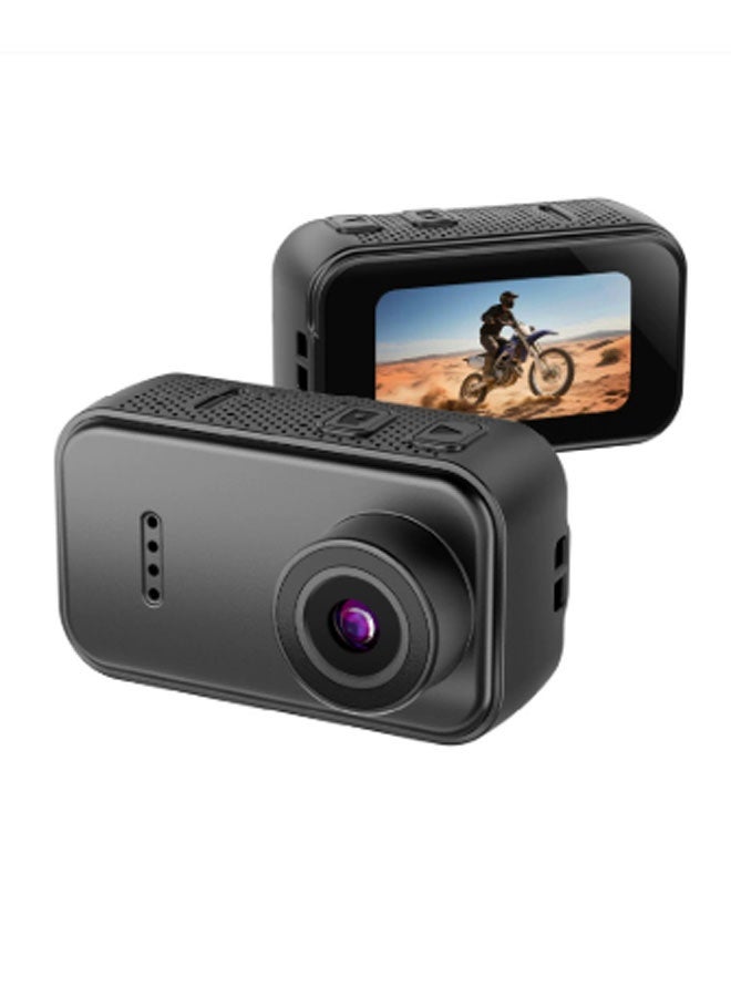 نيوترل كاميرا حركة محمولة 2K، شاشة 1.47 بوصة، تسجيل بزاوية عريضة 130 درجة، مجموعة أدوات تصوير رياضي احترافية، كاميرا فائقة الصغر، بدون بطاقة ذاكرة (أسود) - Image 1