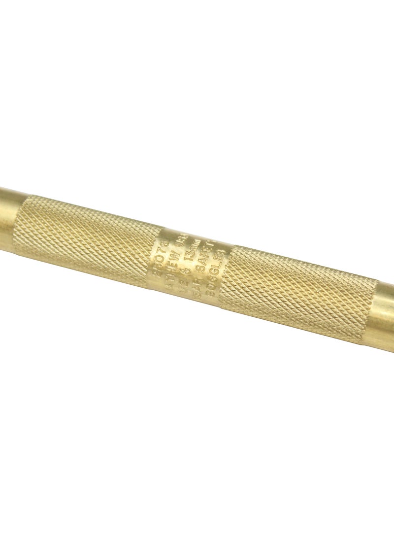 Mayhew Tools Mayhew Tools 25076 Brass Knurled Drift Punch, 1/2" - 13 mm x 7"  - Image 3