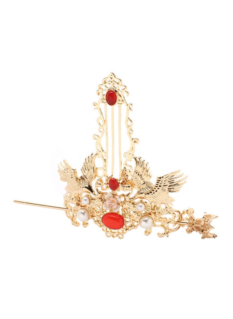 Beaupretty Beaupretty Hanfu Hair Pins Chinese Hair Coronet Hanfu Headdress Hair Stick Hair Set Traditional Classical Style Hair Pins Hair Jewelry for Women Girls 