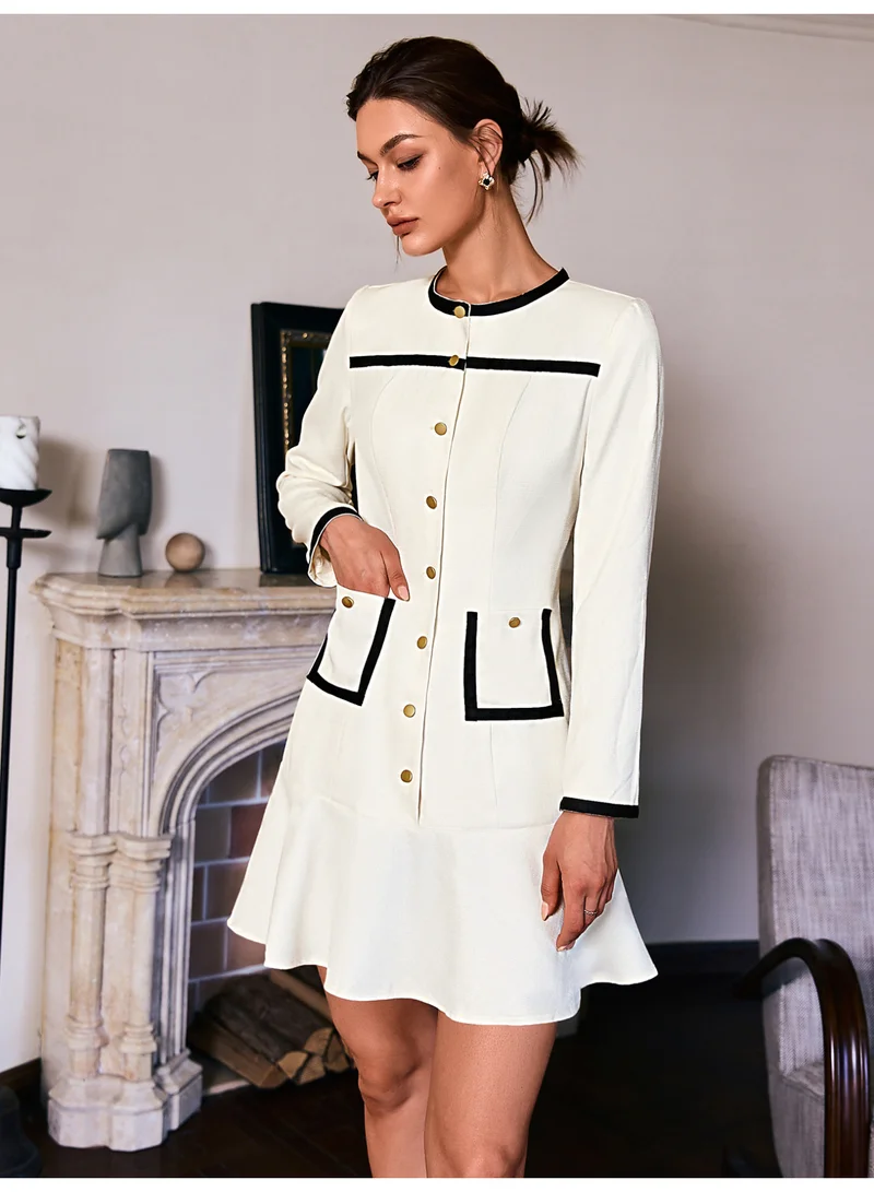 SIMPLEE Women's Summer Elegant DressLight & Comfortable Lightweight Cotton Blend Perfect for Outings