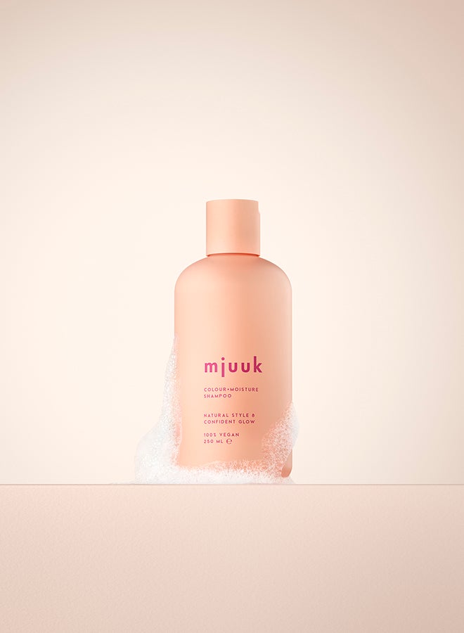 Mjuuk Colour Protecting Moisturising Shampoo | For Dry Colour Treated Hair Colour Lock Technology Vibrant Fade-Free Results | 100 Percent | Vegan 250ml - Image 2