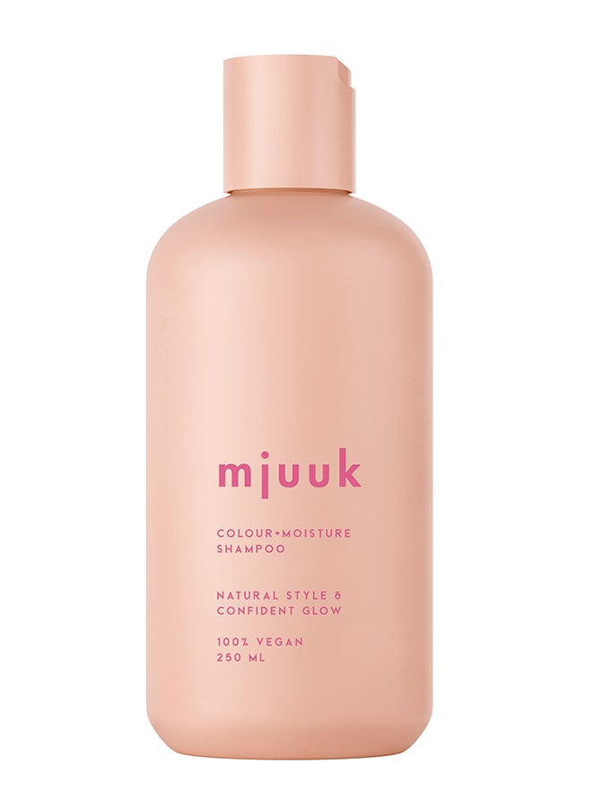 Mjuuk Colour Protecting Moisturising Shampoo | For Dry Colour Treated Hair Colour Lock Technology Vibrant Fade-Free Results | 100 Percent | Vegan 250ml - Image 1