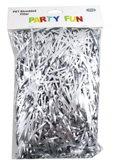 PARTY FUN Shredded Paper Filler 50Grm/Bag Silver Color  - Image 2