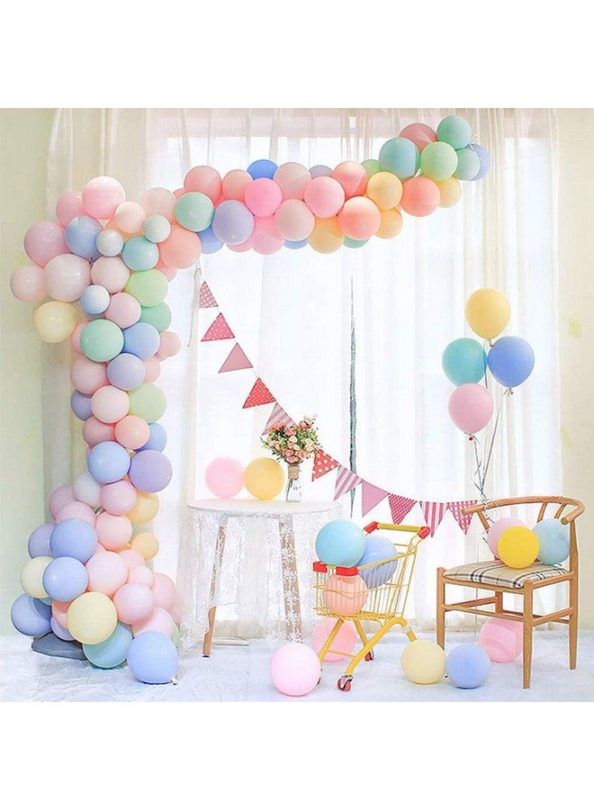 HK Balloons Rubber Pack Of 100 Pastel Colour Balloons For Birthday Decoration Baby Shower Anniversary Wedding Decorations Balloons Pastel Themed Decoration Items Kit - Image 4