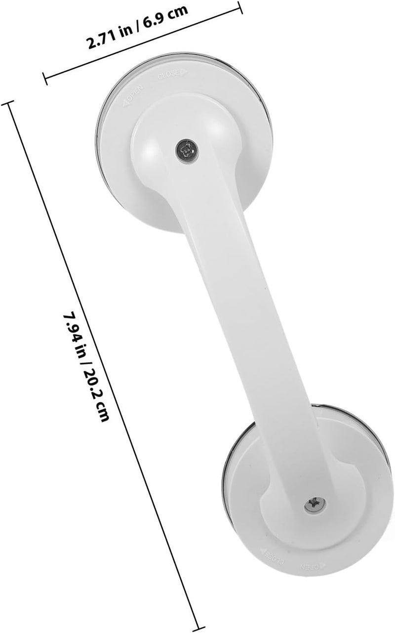 All user affordable trusted quality Strong Suction Shower Grab Bar Handrail for Bathroom and Shower Door, Non-Slip White Suction Cup Safety Handrail for Elderly and Bath Support Varied global sizing picks All storage space compatible Ready order processing Assorted color options Diverse use resistant crafted quality Multi-use well optimized build Economical varied design options Fine detail Processed natural substance Multi stock guarantee supply Moisture wear upgraded quality Practical versatile construction Simple upgraded construction Single & bulk storage compatible Cross product combo compatible Durability enhanced Integrated practical design Good ventilation Organized shipment arrange All-scene compatible build Local inventory listed item Personal & public compatible Elegant upgraded practical design Balanced weight - Image 2