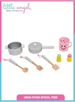 Kids Wooden Play Kitchen Set with Accessories, Pretend Cooking Toy for Toddlers with Oven, Sink, Storage, and Realistic Design for Role Play - pzsku/ZDB76EB3DCB15BF2C5368Z/45/_/1740579572/27ec2f24-9886-48b8-bc17-a8c6458c7add