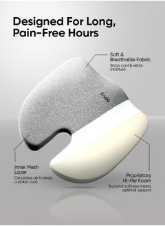 Frido Frido Ultimate Pro Seat Cushion (High Density) for Hip, Tailbone, Coccyx, Sciatica Pain Relief, Proprietary Hi-Per Foam Ergonomic Design, Contoured Cushion for Office or Home Chairs, Upto 100 Kg  - Image 4