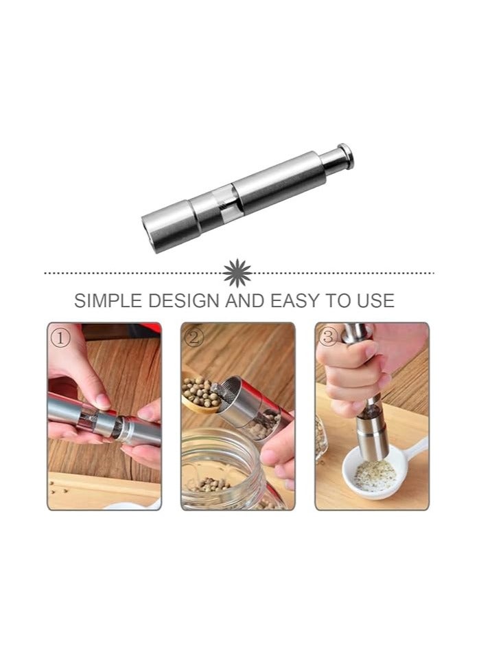 304 Stainless Steel Manual Spice Grinder Grinder, Easy to Grind All Kinds of Spices, Adjust Grind Level, Perfect for Adding Unique Flavor to Your Dishes|From Generic - Image 4