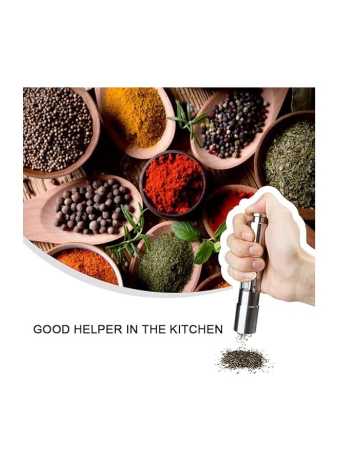 304 Stainless Steel Manual Spice Grinder Grinder, Easy to Grind All Kinds of Spices, Adjust Grind Level, Perfect for Adding Unique Flavor to Your Dishes|From Generic - Image 5