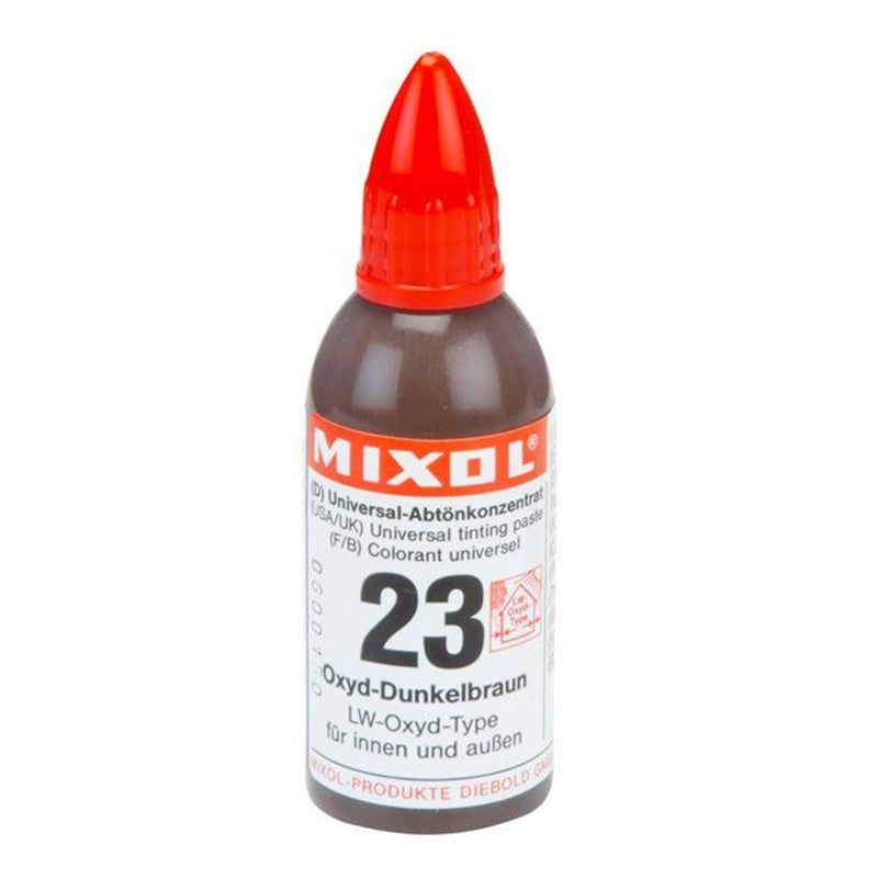 MIXOL ألوان ميكسول العالمية، أكسيد بني داكن، #23، 20 مل - Image 1