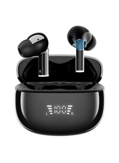Wireless Bluetooth Earphones 5.3 with Wireless Charging Case,SP26 Wireless Earbuds,In-ear Earphones Stereo Wireless Earphones Built-in Mic ENC Clear Call,LED Display,IPX4 Waterproof Sport Headphones