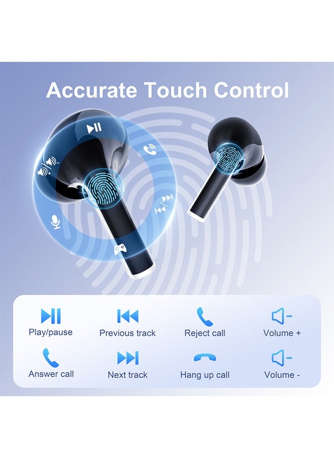 X-level - Wireless Bluetooth Earphones 5.3 with Wireless Charging Case,SP26 Wireless Earbuds,In-ear Earphones Stereo Wireless Earphones Built-in Mic ENC Clear Call,LED Display,IPX4 Waterproof Sport Headphones - Image 1
