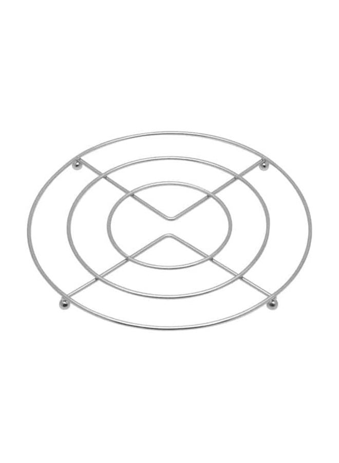AKDC Hot Pot Holder Hot Dish Stand Plated Stainless TableTeapot Kitchen (Round 17 CM) - Image 1