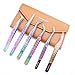 DAODER Lash Tweezers for Eyelash Extension and Lash Clusters 6pcs Professional Tweezers Set by  High Precision Straight - Image 2