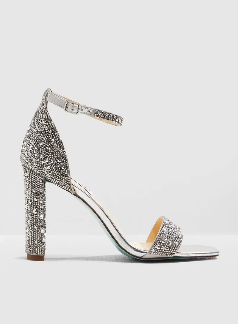 STEVE MADDEN Rina Block Heel Sandal
