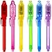 EODVICS 6 Pack Upgraded Invisible Ink Spy Pen with UV Light Magic Marker for Secret Messages Kids Birthday Party Easter Halloween Christmas Goodie Bags Toys Gifts for Kids Ages 3 - Image 2