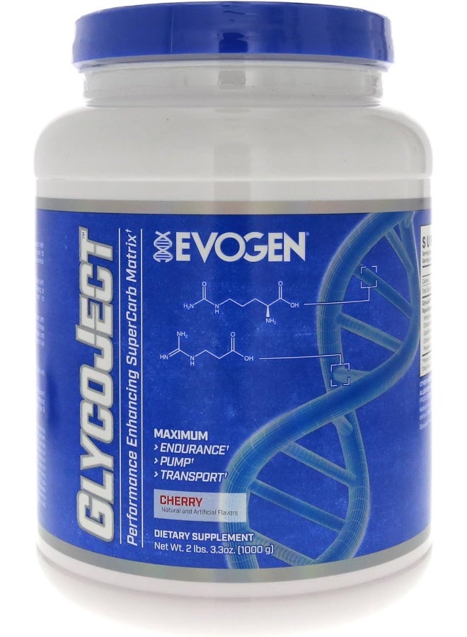 Evogen Nutrition مسحوق الكربوهيدرات إيفوجين نوتريشن غليكوجكت إكستريم كاربولين بنكهة الكرز 36 حصة - Image 1