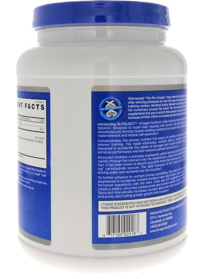 Evogen Nutrition مسحوق الكربوهيدرات إيفوجين نوتريشن غليكوجكت إكستريم كاربولين بنكهة الكرز 36 حصة - Image 3