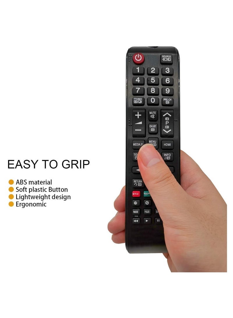 shopi.ae High-Performance BN59-01330A Upgraded Voice Remote Control: Universal Compatibility for Samsung Curved, QLED, LED, LCD, 8K & 4K Smart TVs Ergonomic Design Reliable Long-Lasting Durable Compatible Easy Setup Multi-functional Universal - Image 2