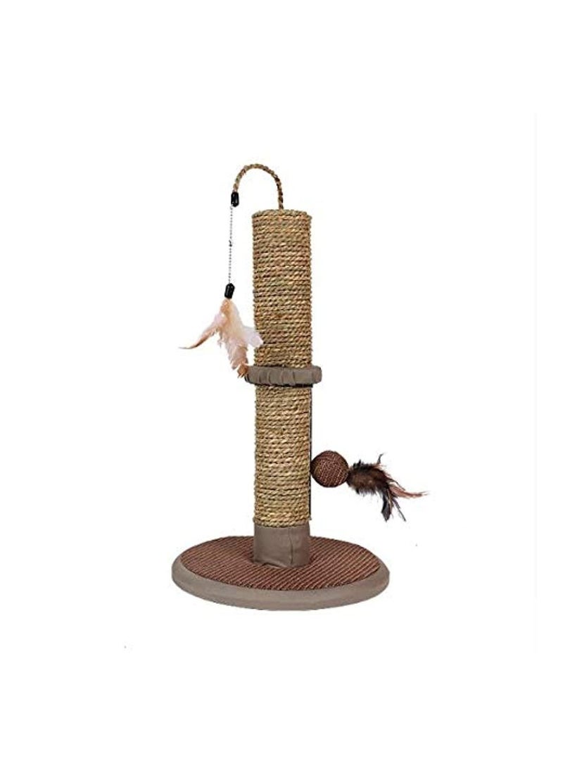 Cat Scratching Post Scratch Tree Scratcher with Toy for Large Small Cats Kittens