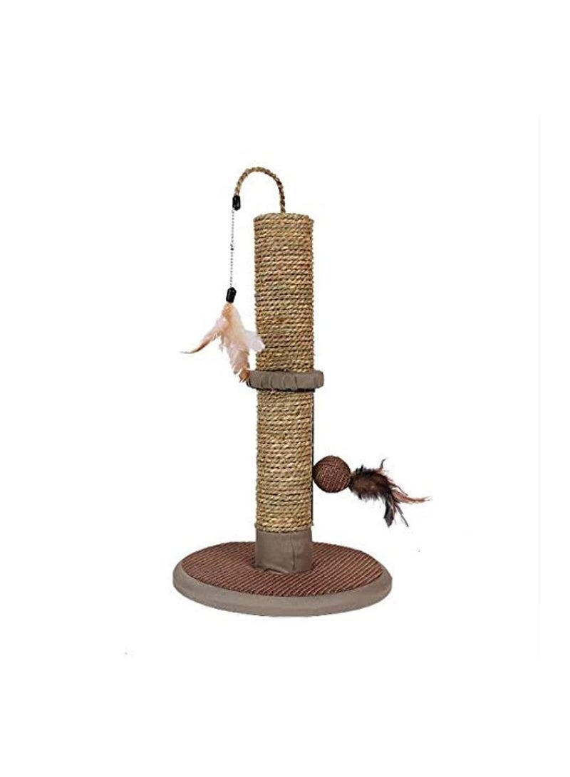 Cat Scratching Post Scratch Tree Scratcher with Toy for Large Small Cats Kittens - Image 5