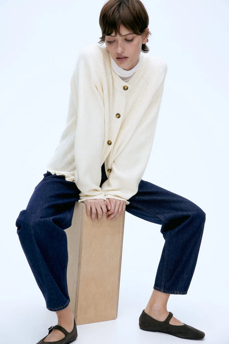 H&M Rib-knit cardigan