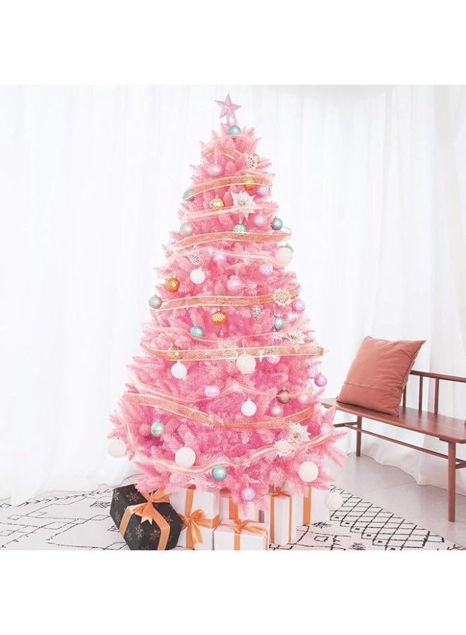 NIBEMINENT Christmas Tree 4FT Pink Christmas Tree Artificial Christmas Pine Tree Holiday Party Decoration for Home - Image 5