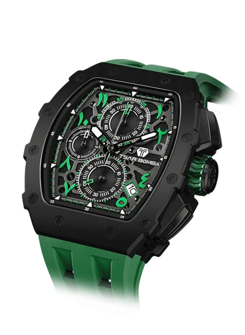 TSAR BOMBA - Men's Chronograph Elemental Series-Calendar Version Watch TB8204QA-06 - Image 1