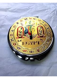 Generic Pharaonic Pocket Mirror 2725617835576 (Gold  5Cm) 
