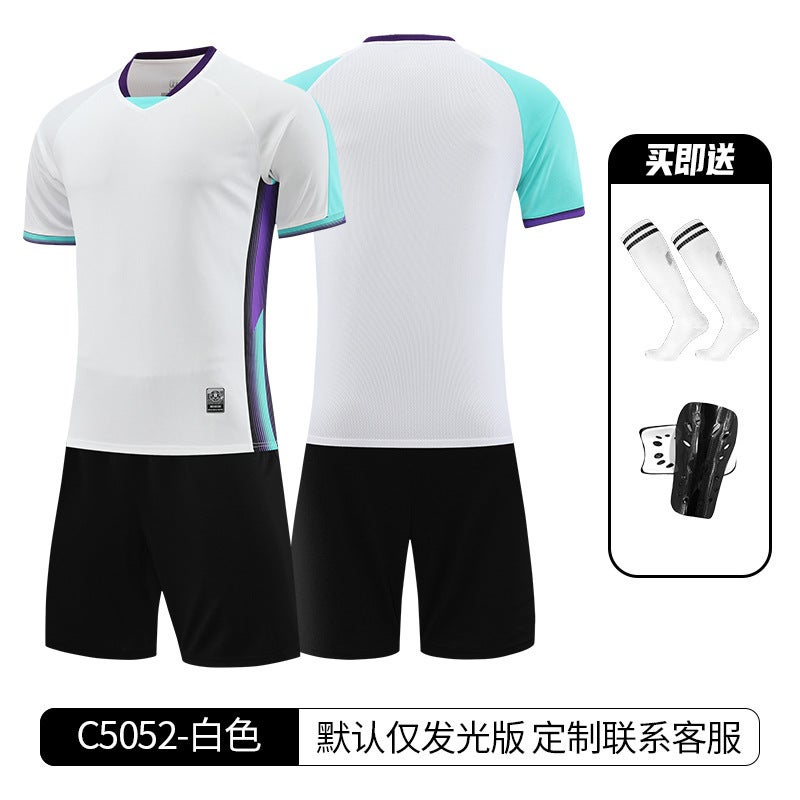 Children'S Football Game Campus Sports Team Uniform Suit Toddler Football Shirt Jersey Quick-Drying Training Suit - Image 1