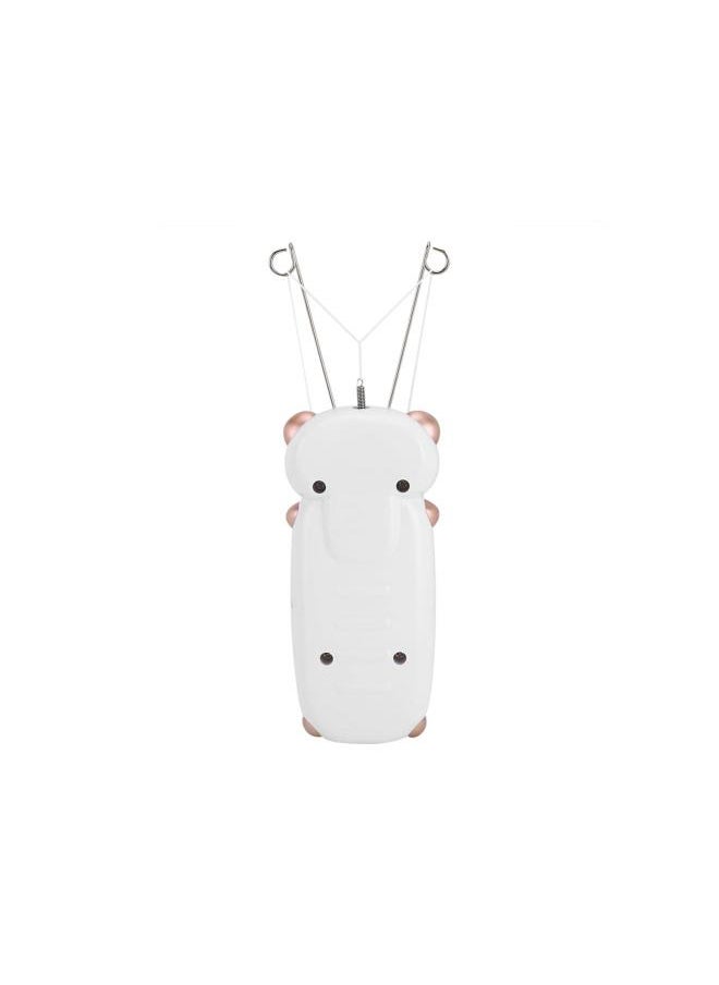silvercnc - Electric Facial Hair Remover, USB Cotton Thread Epilator for Lip Circumference Chin Forehead Cheek, Physical Cotton Thread Epilator(Rose gold) - Image 1