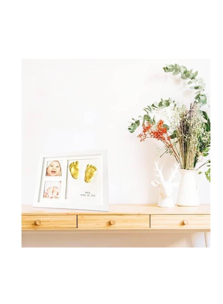 Beauenty Baby Handprint and Footprint Makers Kit Keepsake For Newborn Boys  Girls, Baby Girl Gifts  Baby Boy Gifts, New Mom Baby Shower Gifts, Baby Milestone Picture Frames Baby Registry, Nursery Decor - Image 5