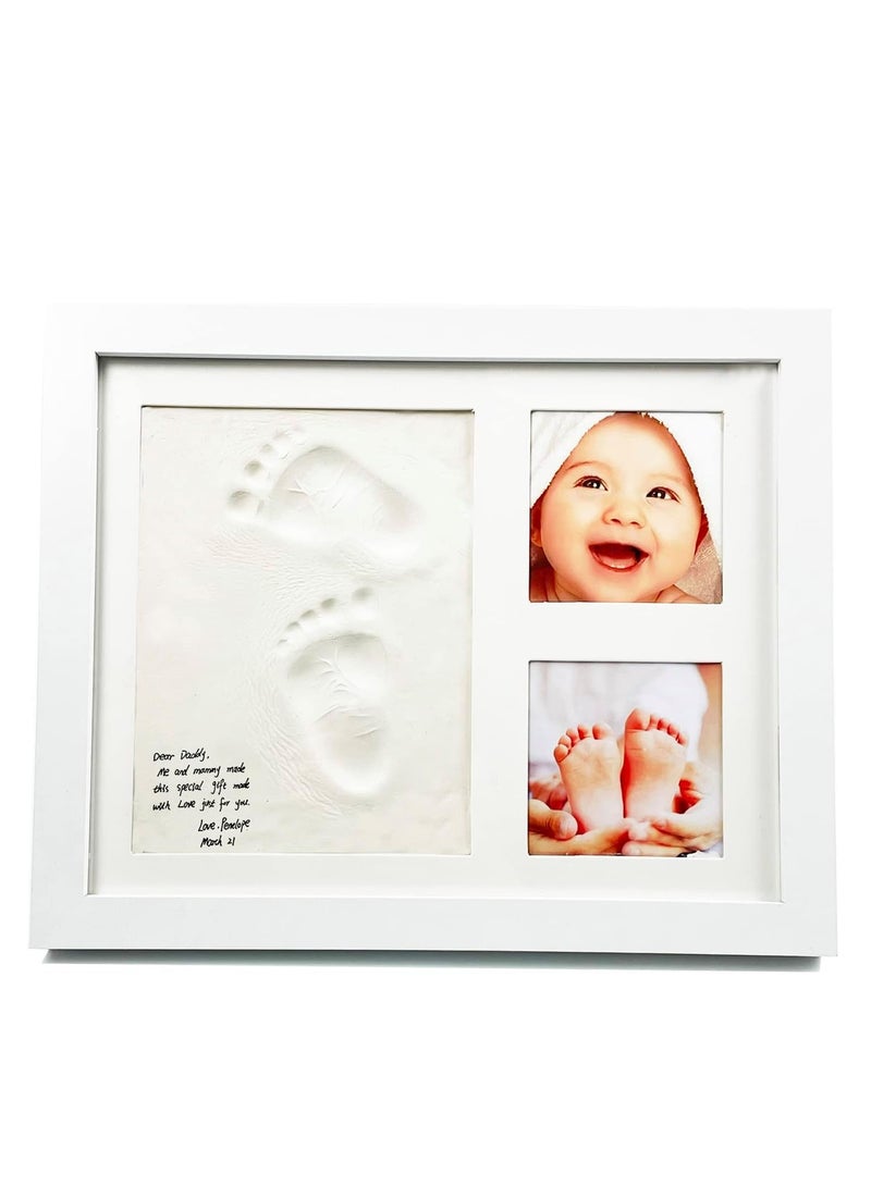 Beauenty Baby Handprint and Footprint Makers Kit Keepsake For Newborn Boys  Girls, Baby Girl Gifts  Baby Boy Gifts, New Mom Baby Shower Gifts, Baby Milestone Picture Frames Baby Registry, Nursery Decor - Image 1