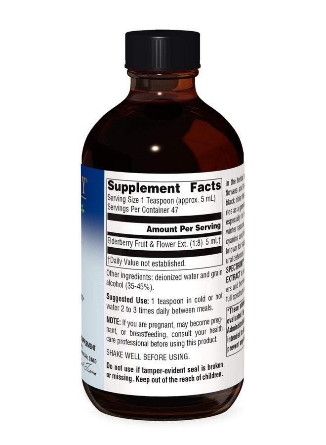 Planetary Herbals Elderberry Fluid Extract, Full Spectrum 5 ml Botanical Immune Support - 8 Fluid oz - Image 3