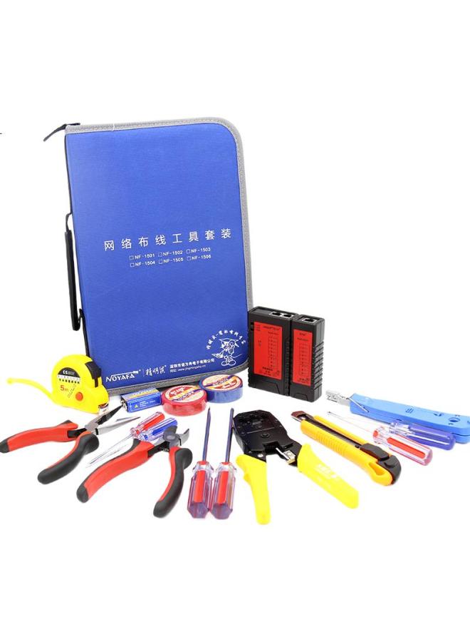 Slight Rat Jingmingshu Nf-1506 Network Tool Kit, Network Cable Crimper, Cable Tester, Wire Stripper, Rj45 Connectors, Network Tools, Network Tool Set - Image 3