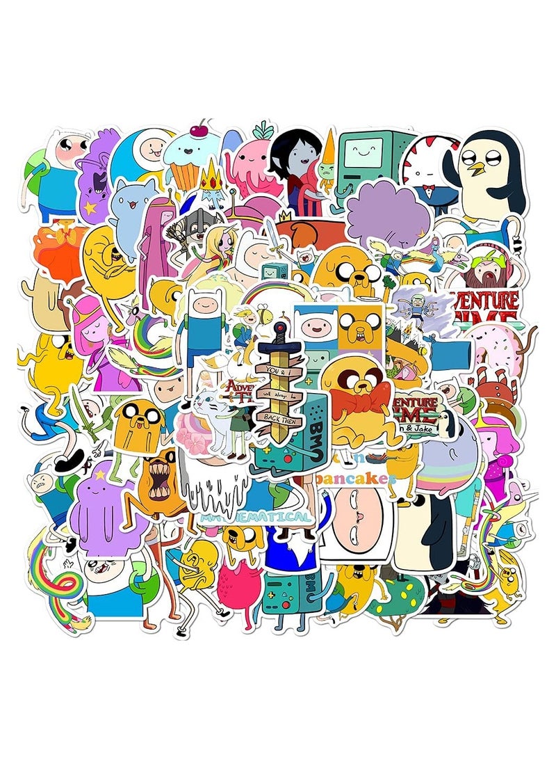 Excefore Cartoon Doodle Stickers,   Stickers, 100Pcs Stickers Cartoon Network Stickers Waterproof Stickers for Kids Teens Adults Water Bottle Skateboard - Image 1