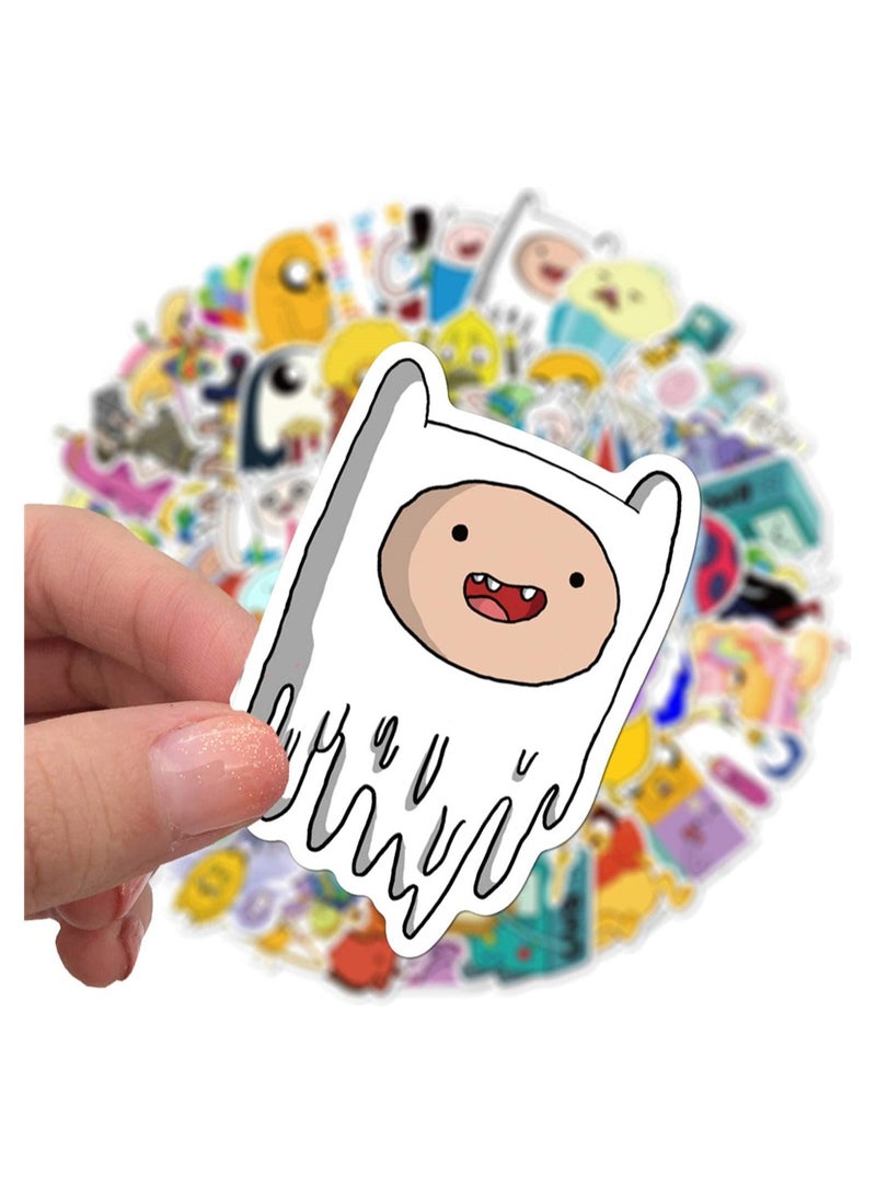 Excefore Cartoon Doodle Stickers,   Stickers, 100Pcs Stickers Cartoon Network Stickers Waterproof Stickers for Kids Teens Adults Water Bottle Skateboard - Image 3