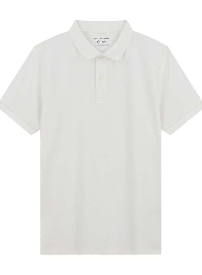 Men's Slim Waffle Knit Premium Polo
