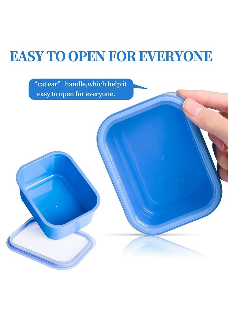GGEROU - Lunch Box for Kids Adults,Insulated Bento Lunch Box with Tableware,1260ml 3 Compartment Divided Lunch Containers - Image 1