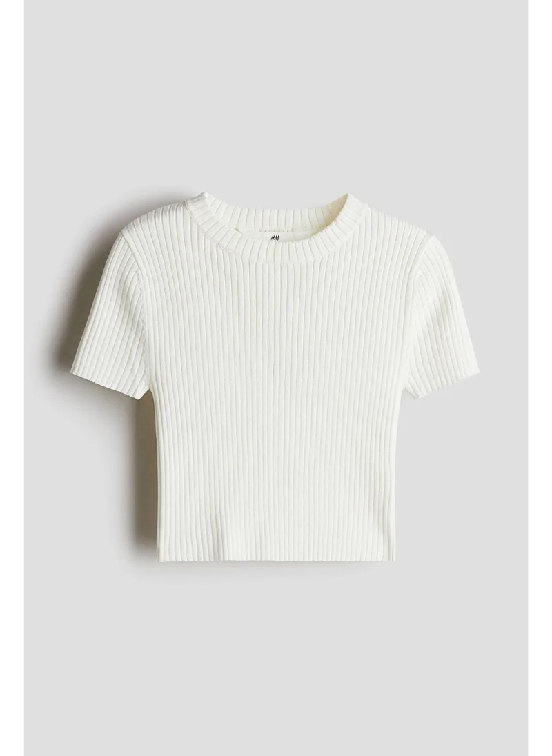 اتش اند ام Rib-knit top
