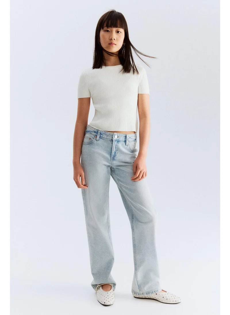 اتش اند ام Rib-knit top